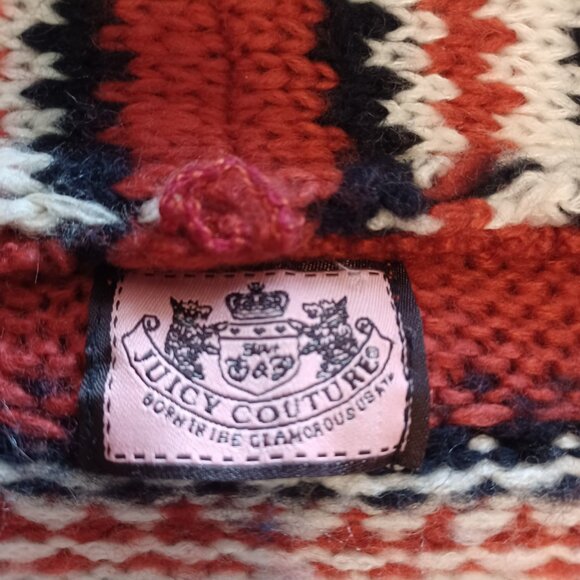 Juicy Couture Wool Chunky Cardigan Sweater Size S - Picture 7 of 8